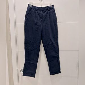 Forever 21 dark blue pleated pants